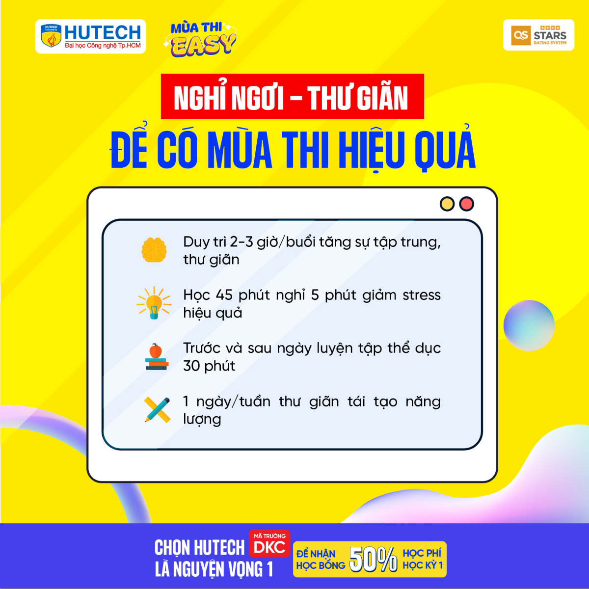 Nghỉ ngơi thư giãn