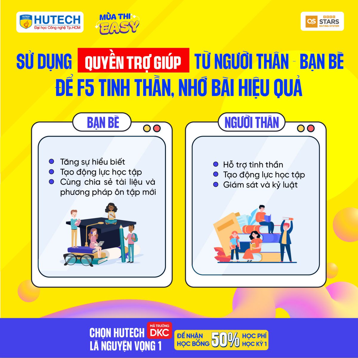 Sử quyền trợ giúp từ người thân - bạn bè