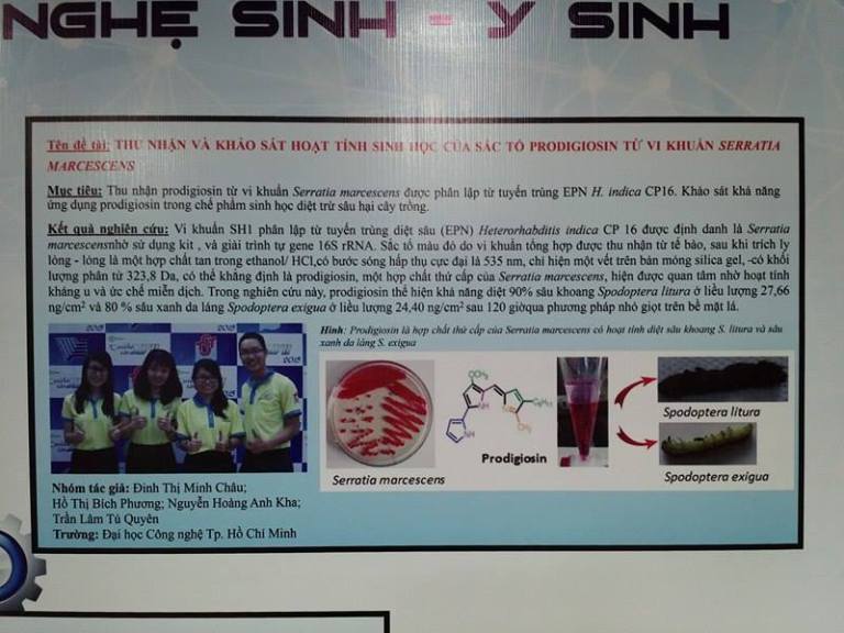 sinh viên hutech đạt giải nhất giải thưởng sinh viên nghiên cứu khoa học 2015