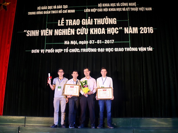 hutech-dat-4-giai-nhi-tai-giai-thuong-sinh-vien-nghien-cuu-khoa-hoc-cap-bo-2016